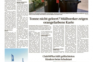 10.08.2022 Spenden zum Schulstart