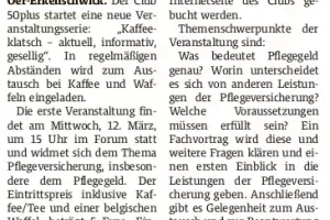 2025-02-25 Neue Veranstaltungsreihe