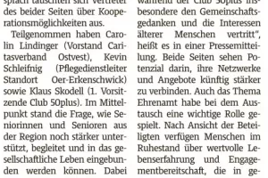 2026-05-19 Zusammenarbeit mit Caritas Ostvest