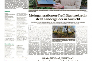 22.02.2023 Mehrgeneratonen Treff: Fördergelder in Aussicht