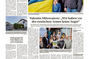 23.09.2022 Theatergruppe sucht Verstärkung